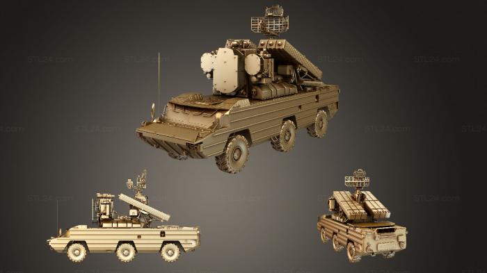 Vehicles (SA 8 Gecko, CARS_3364) 3D models for cnc